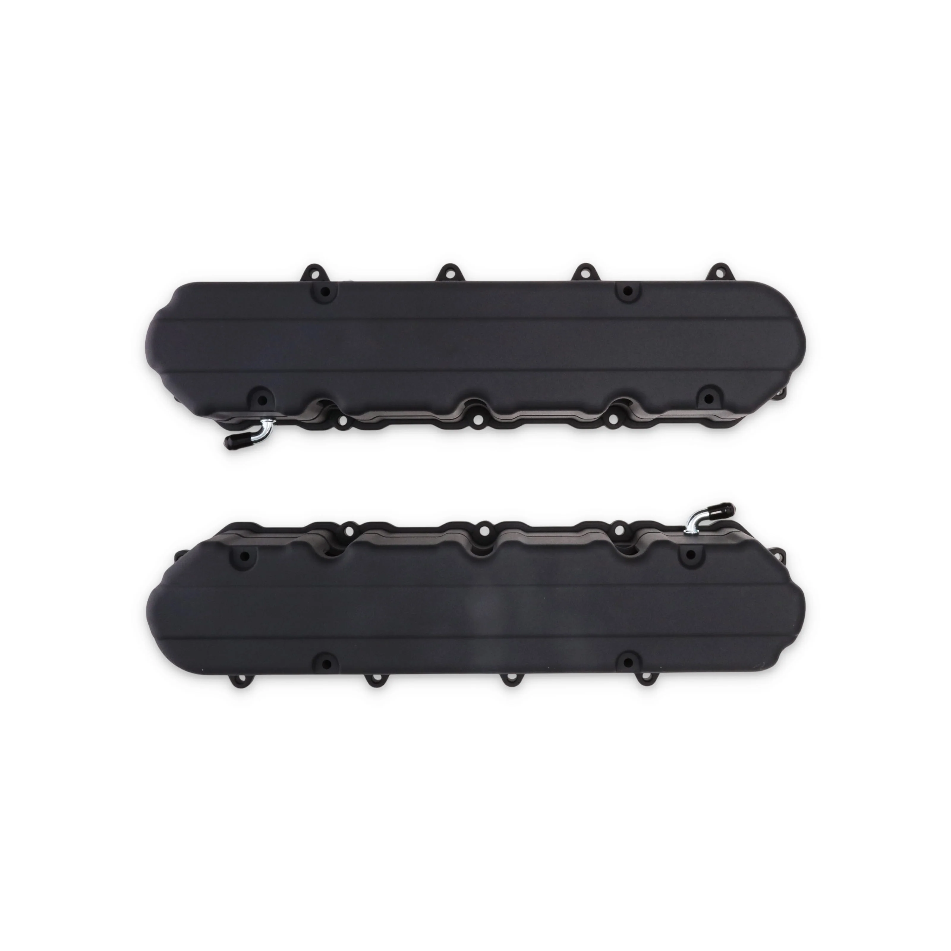 GM LT Smooth Cast Aluminum Valve Covers with Coil Mounts and Covers - Black - Image 4