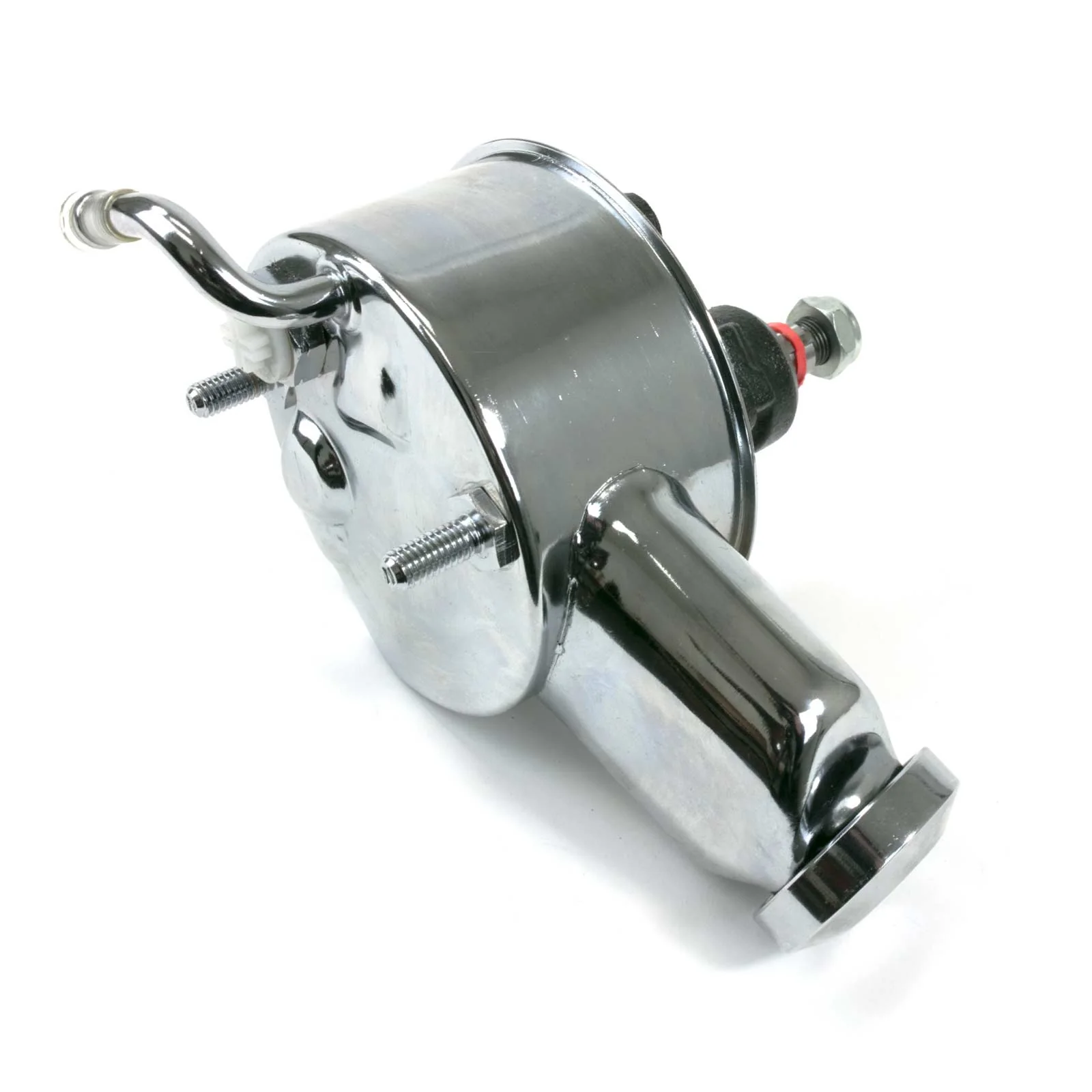 GM Saginaw "Banjo" Style Power Steering Pump - Chrome - Image 3