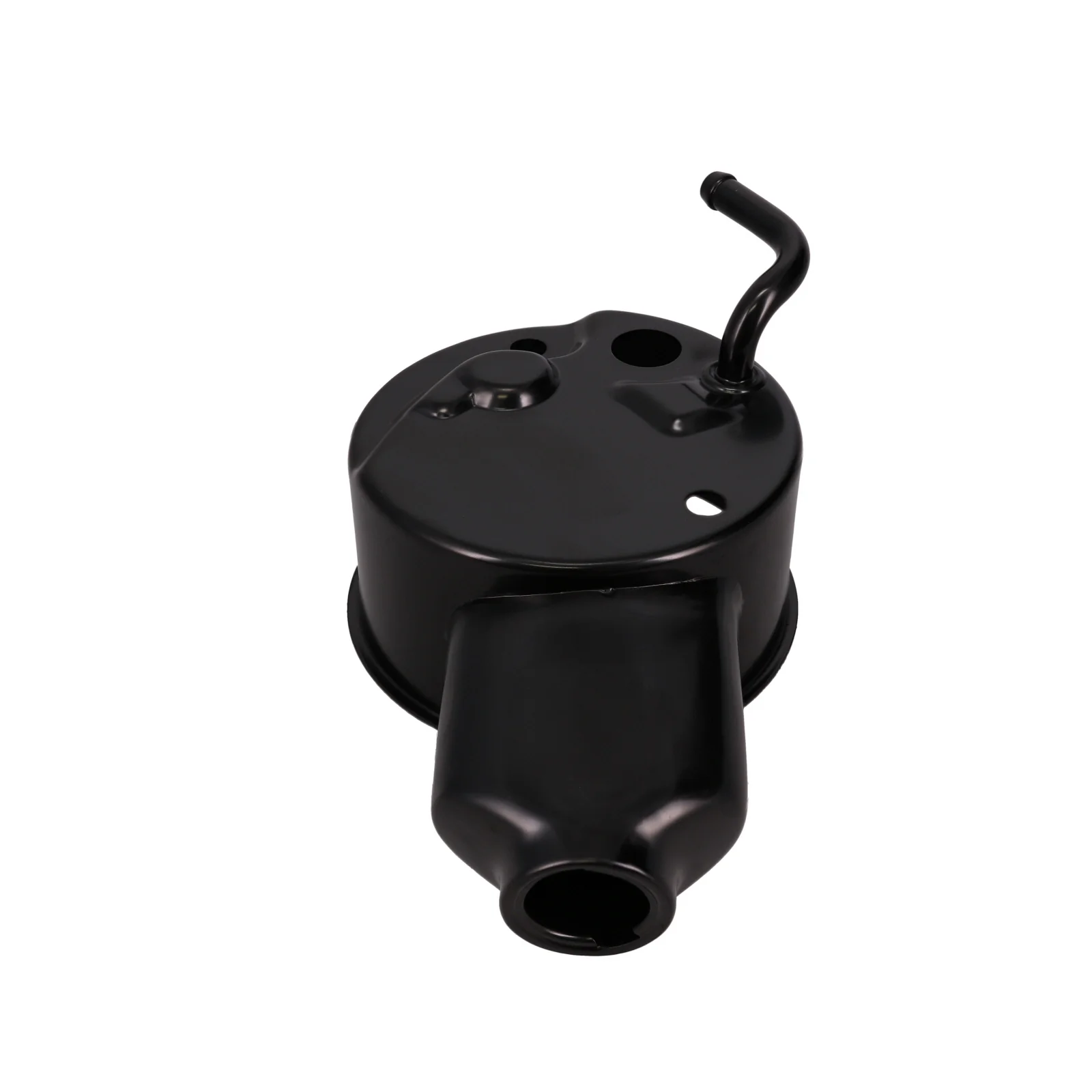 GM Saginaw P Series Banjo Style Power Steering Pump Reservoir - Black - Image 2