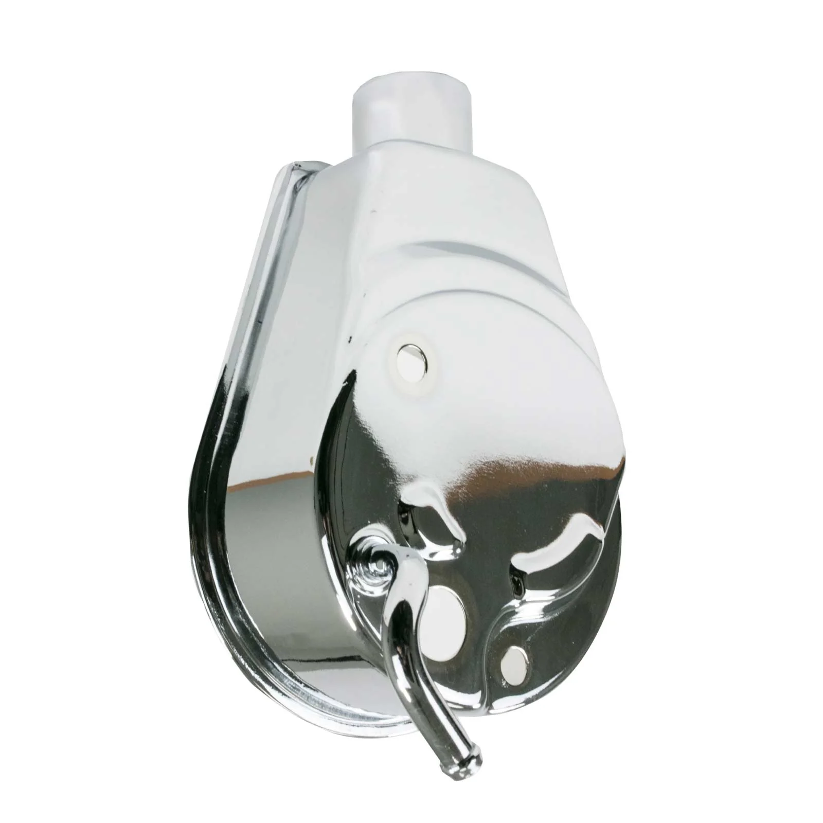 GM Saginaw P Series Power Steering Pump Reservoir - Chrome - Image 2