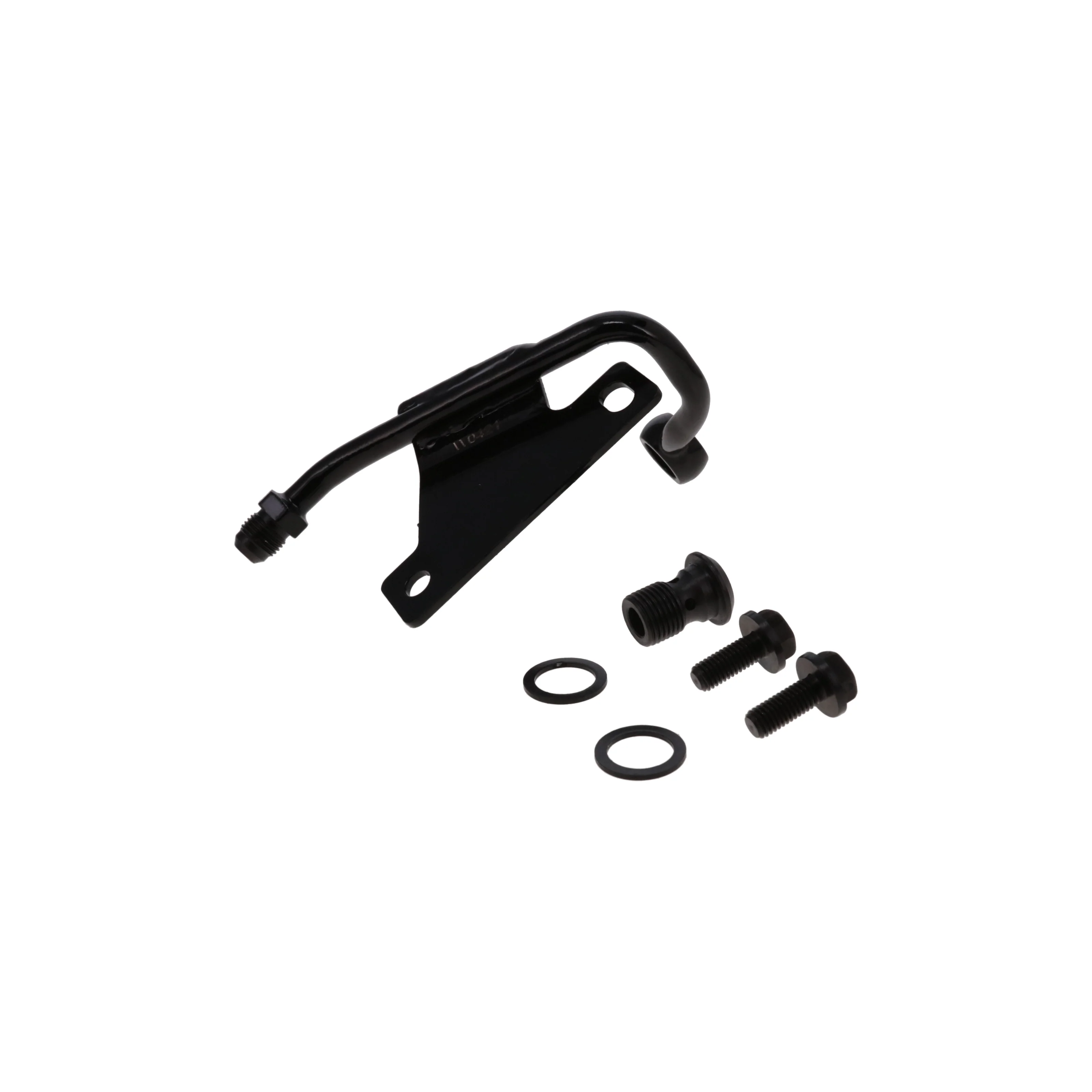 GM Type II Power Steering Pump Low-Mount Hardline - Black - Image 2