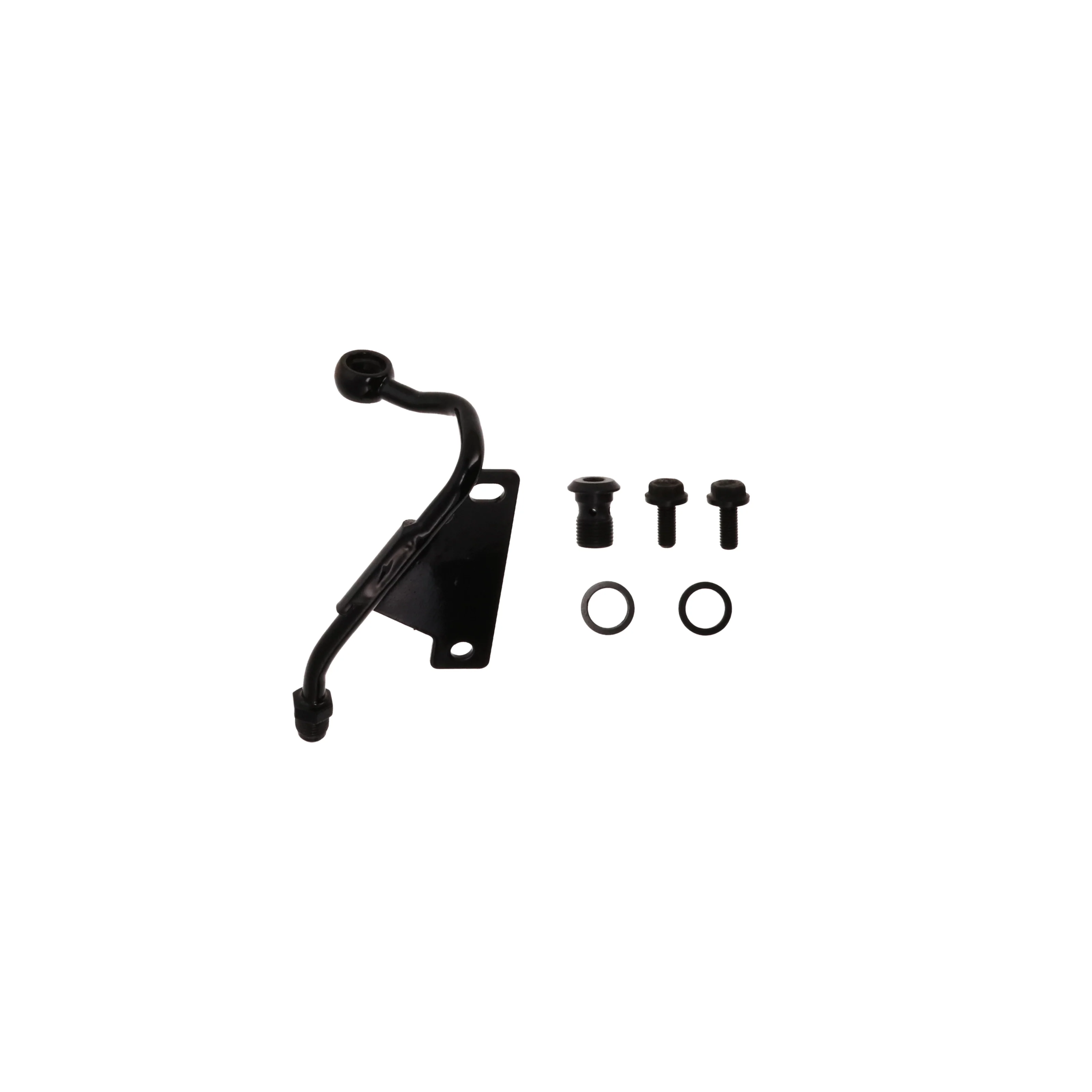 GM Type II Power Steering Pump Low-Mount Hardline - Black - Image 3