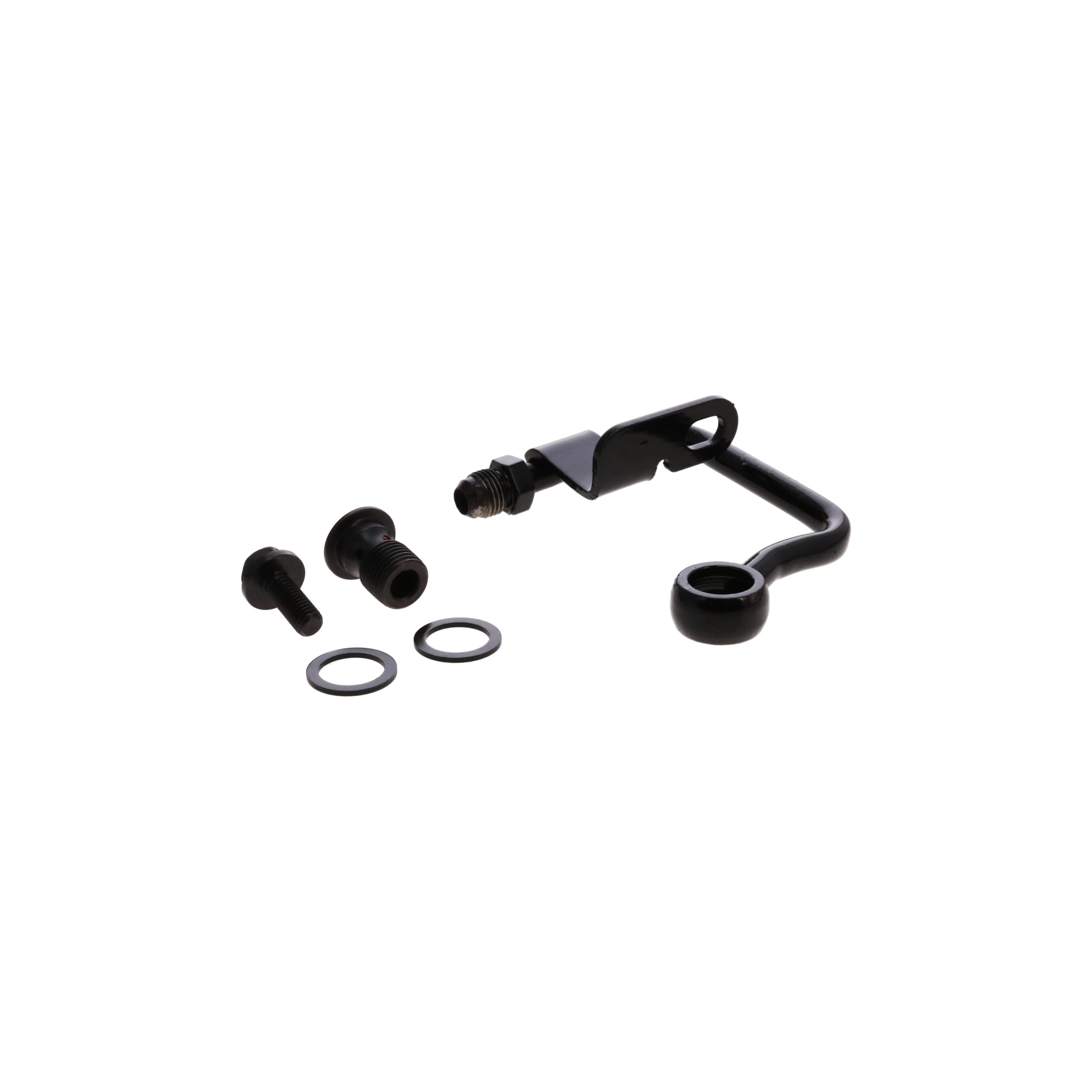 GM Type II Power Steering Pump Mid-Mount Hardline - Black - Image 2