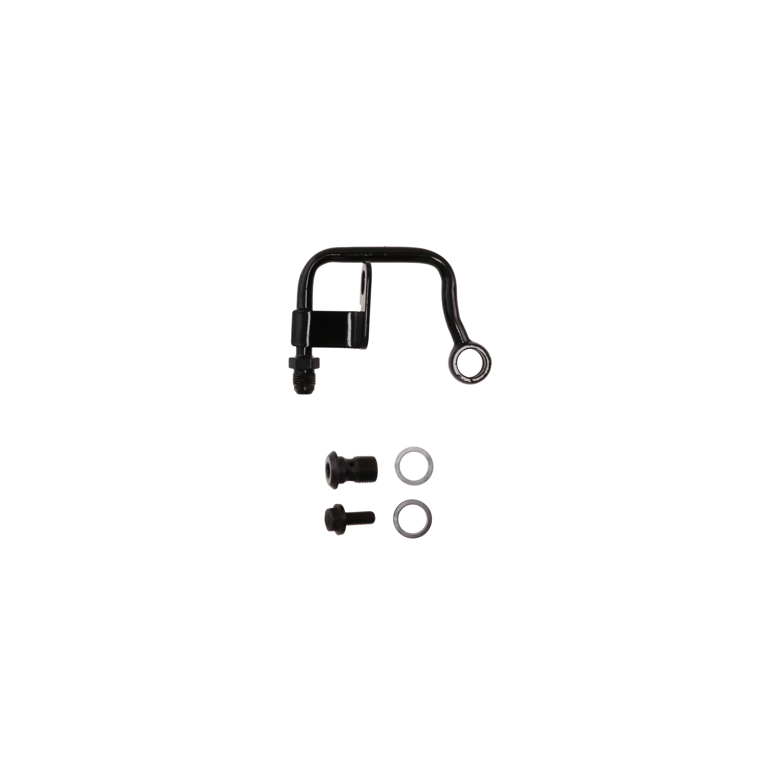 GM Type II Power Steering Pump Mid-Mount Hardline - Black - Image 3