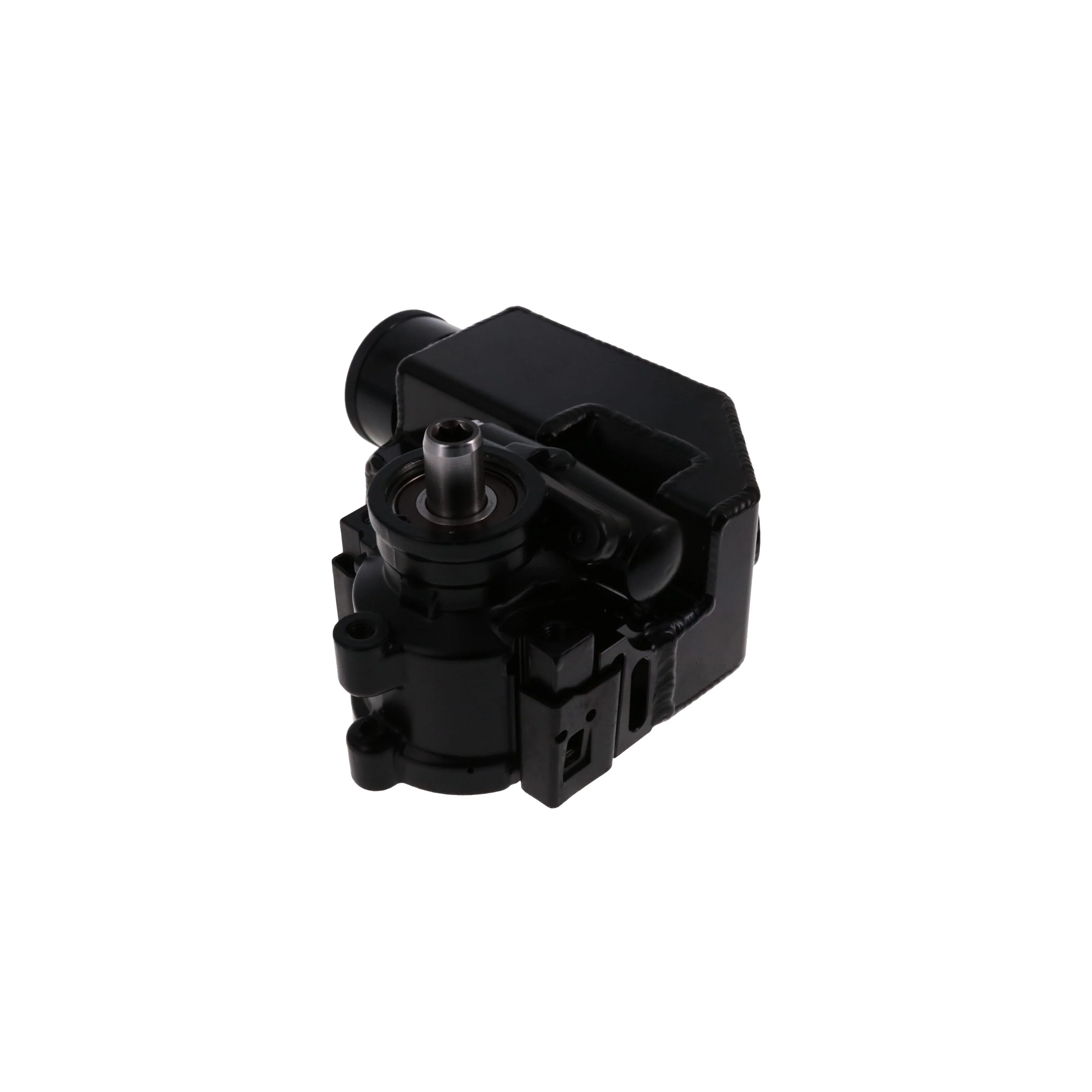 GM Type II Power Steering Pump with Aluminum Reservoir - Black - Image 4