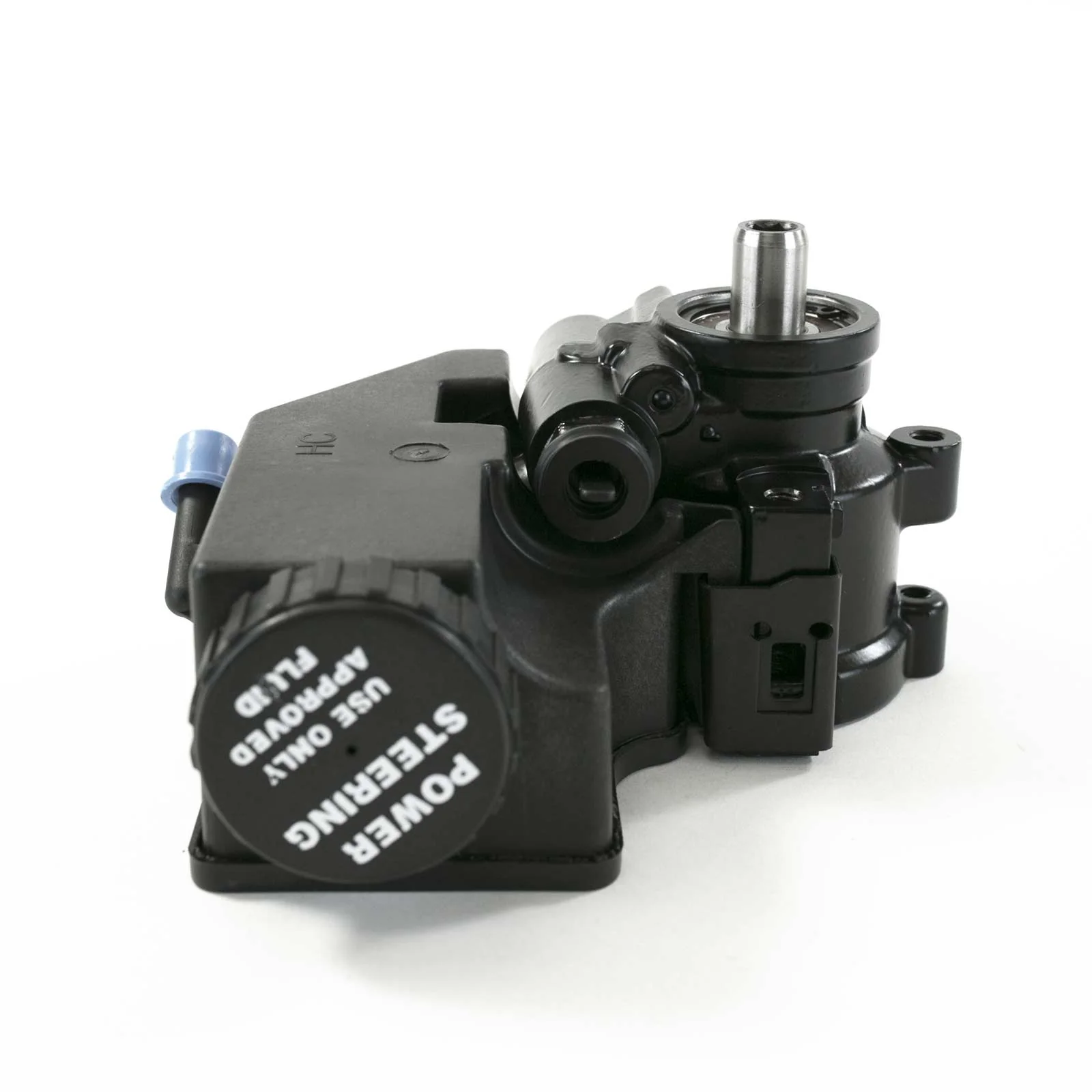 GM Type II Power Steering Pump with Integral Black Plastic Reservoir - Black - Image 2