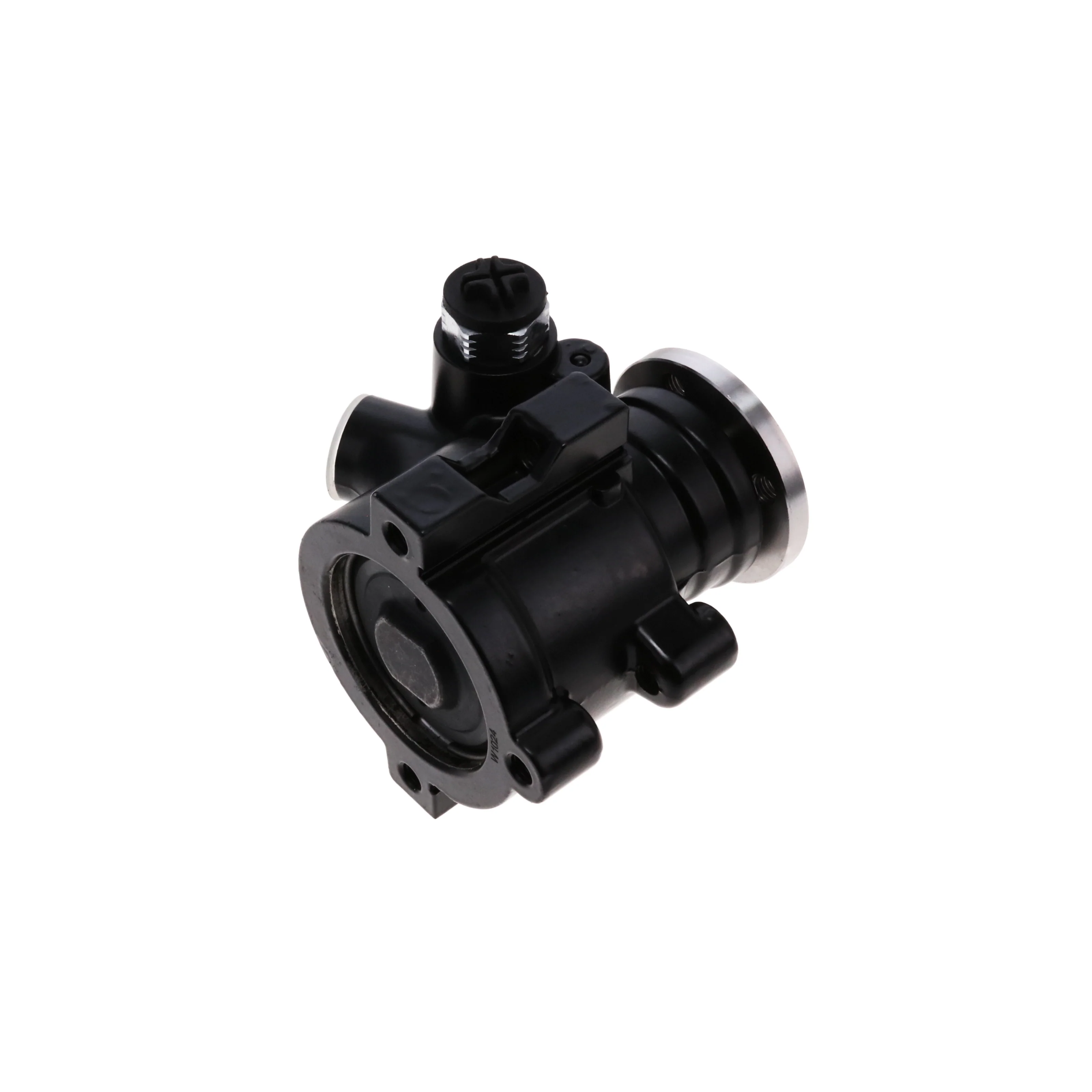 GM Type II Style Power Steering Pump for Integral Reservoir with Pulley Hub - Black - Image 3