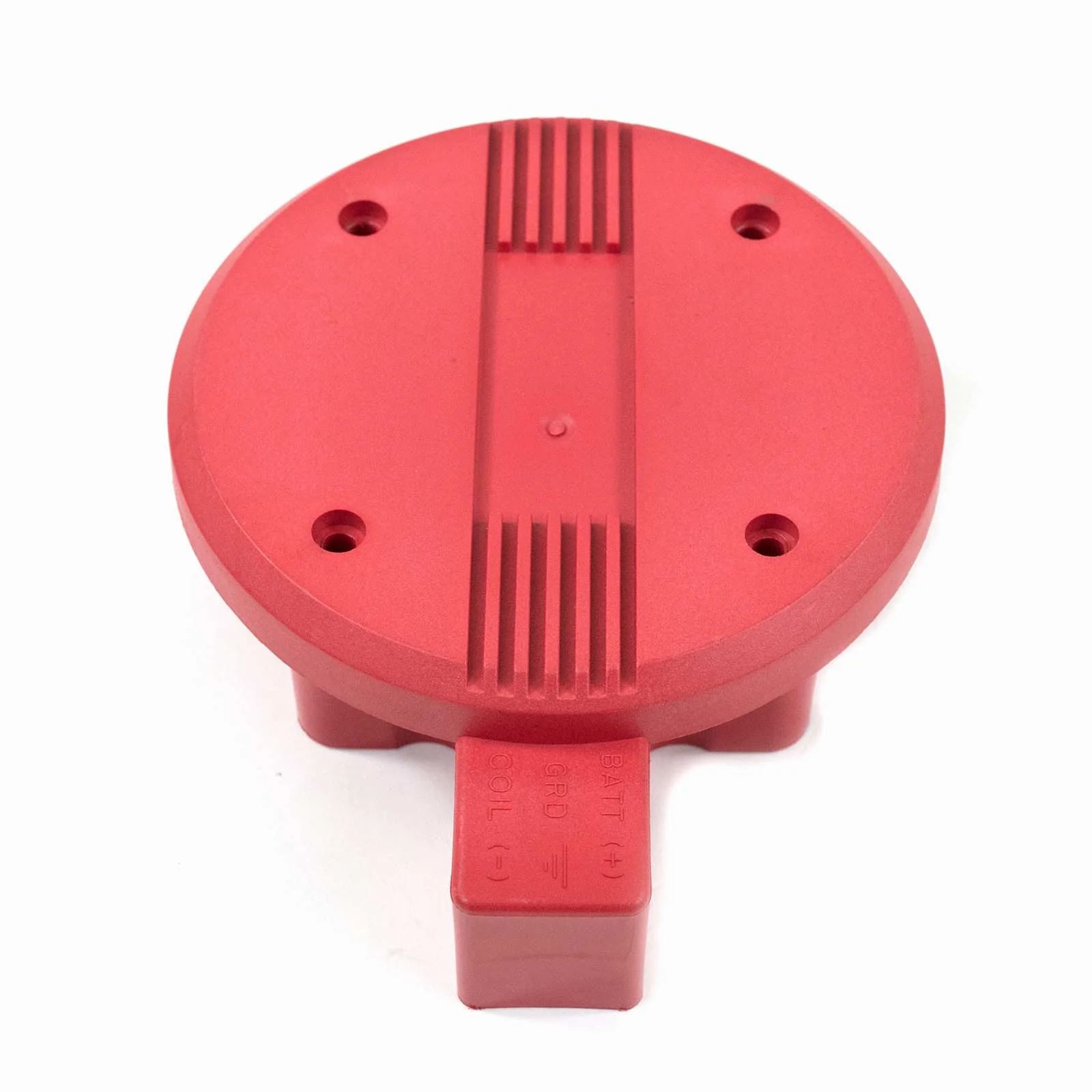 HEI Distributor Round Style Ignition Coil Dust Cover - Red - Image 3