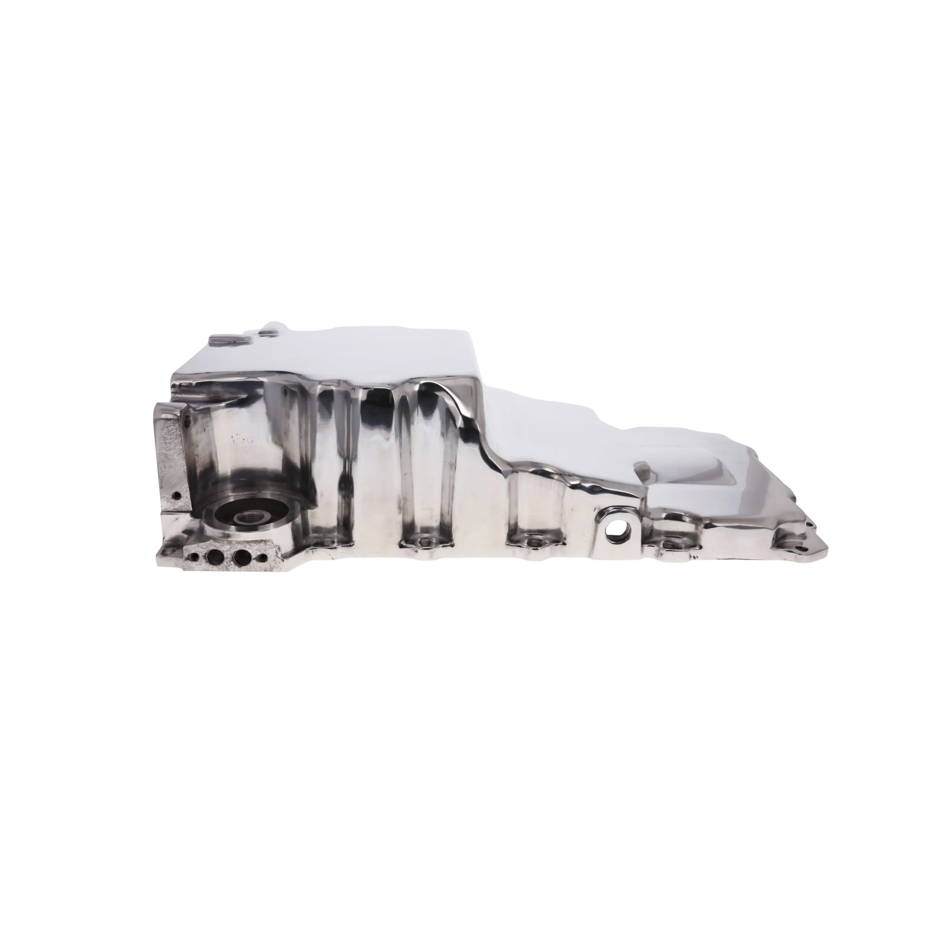 LS Aluminum Rear Sump Low-Profile Retro-Fit Oil Pan with Added Clearance - Polished - Image 2