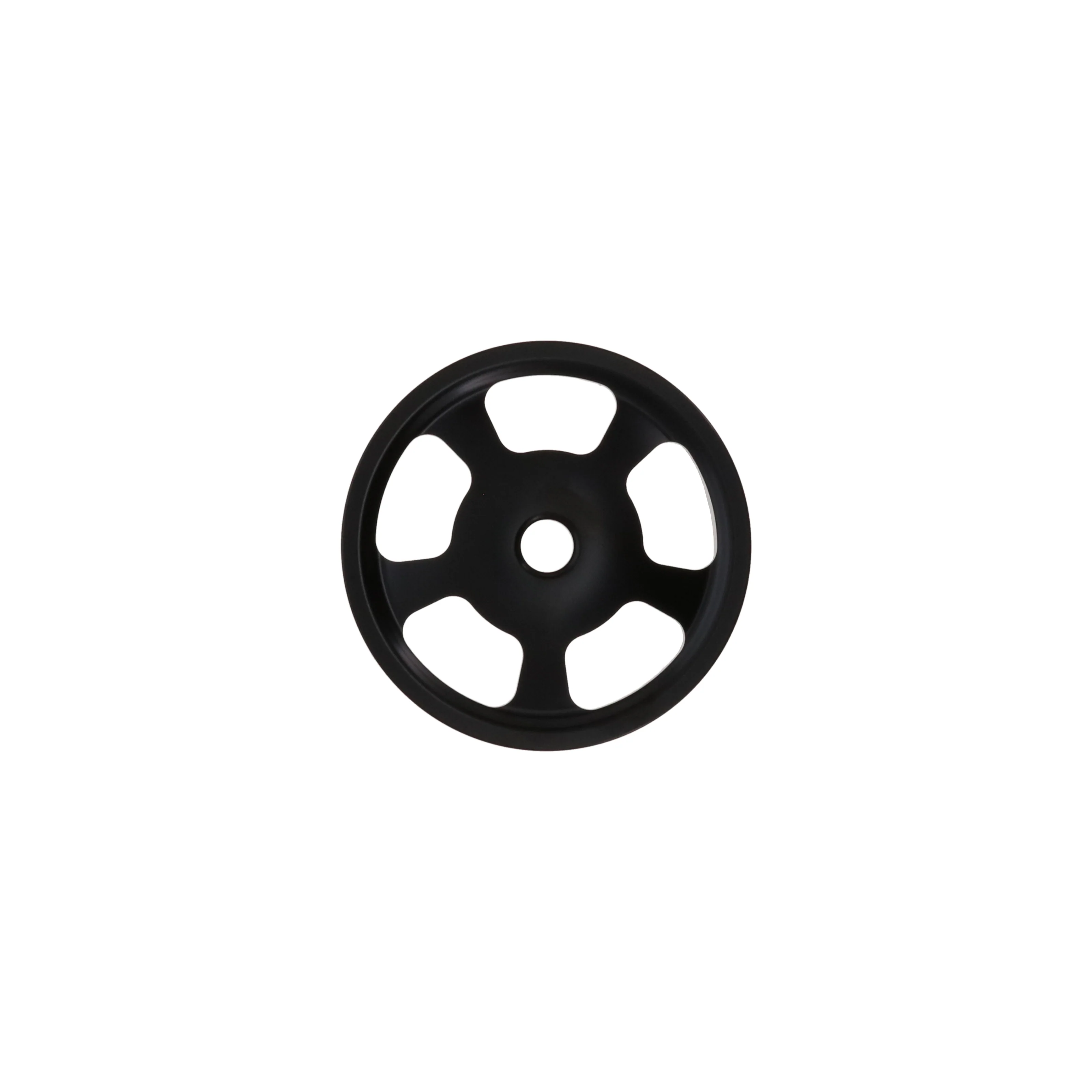 LS Press-on Power Steering Pulley for TSP 81200 Serpentine Front Drive Kit - Black - Image 2
