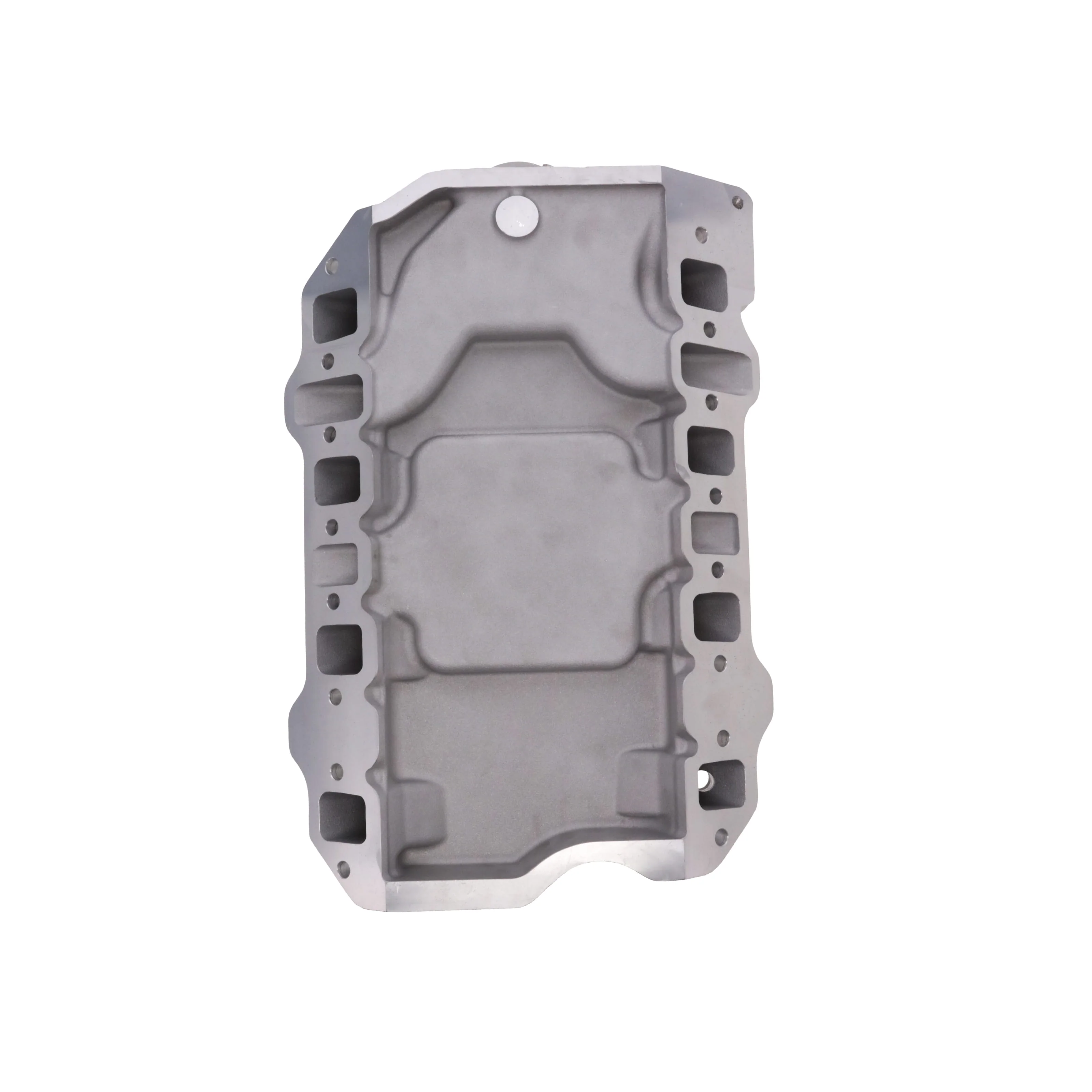Mopar Plymouth Poly 318 Aluminum Intake Manifold, Dual Plane - Satin - Image 4