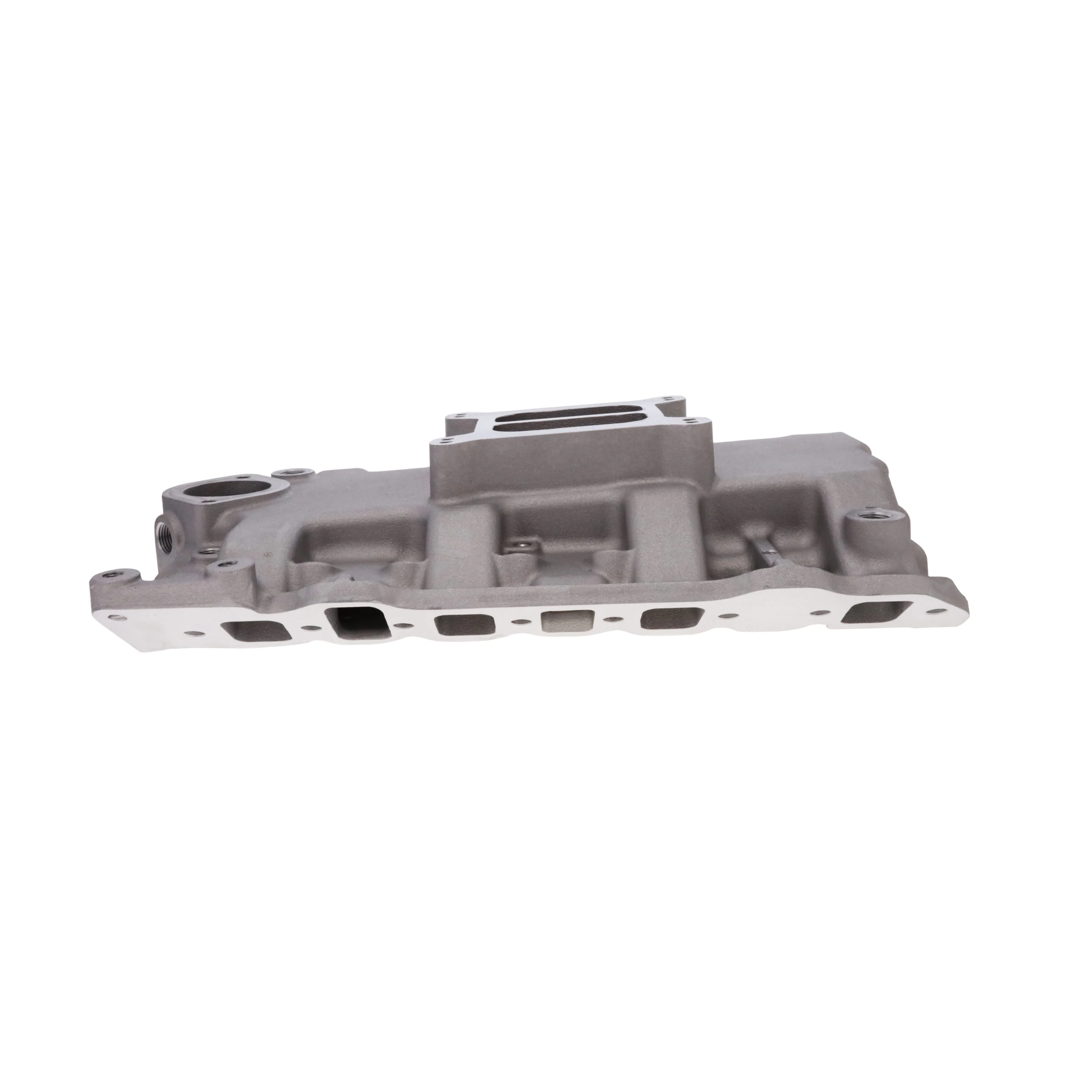 Mopar Plymouth Poly 318 Aluminum Intake Manifold, Dual Plane - Satin - Image 5