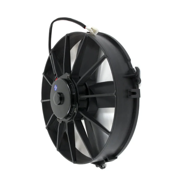 Pro Flow Universal Straight-Blade 12" Black Cooling Fan - Image 2