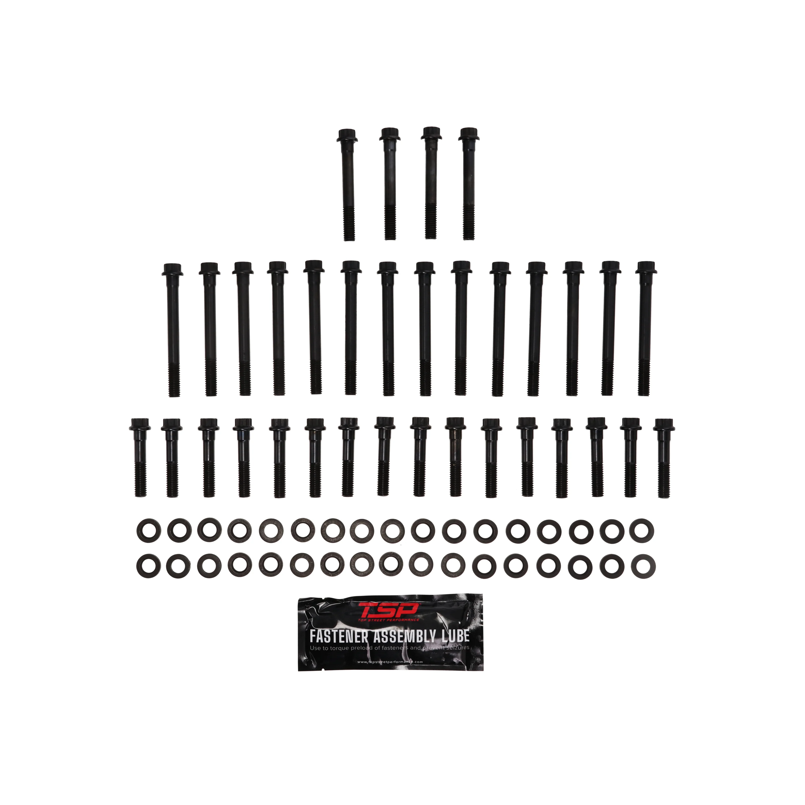 Pro Series Chevy Small Block 12 Rollover/18 Degree Brodix Cylinder Head 12-Point Bolt Kit - Image 2