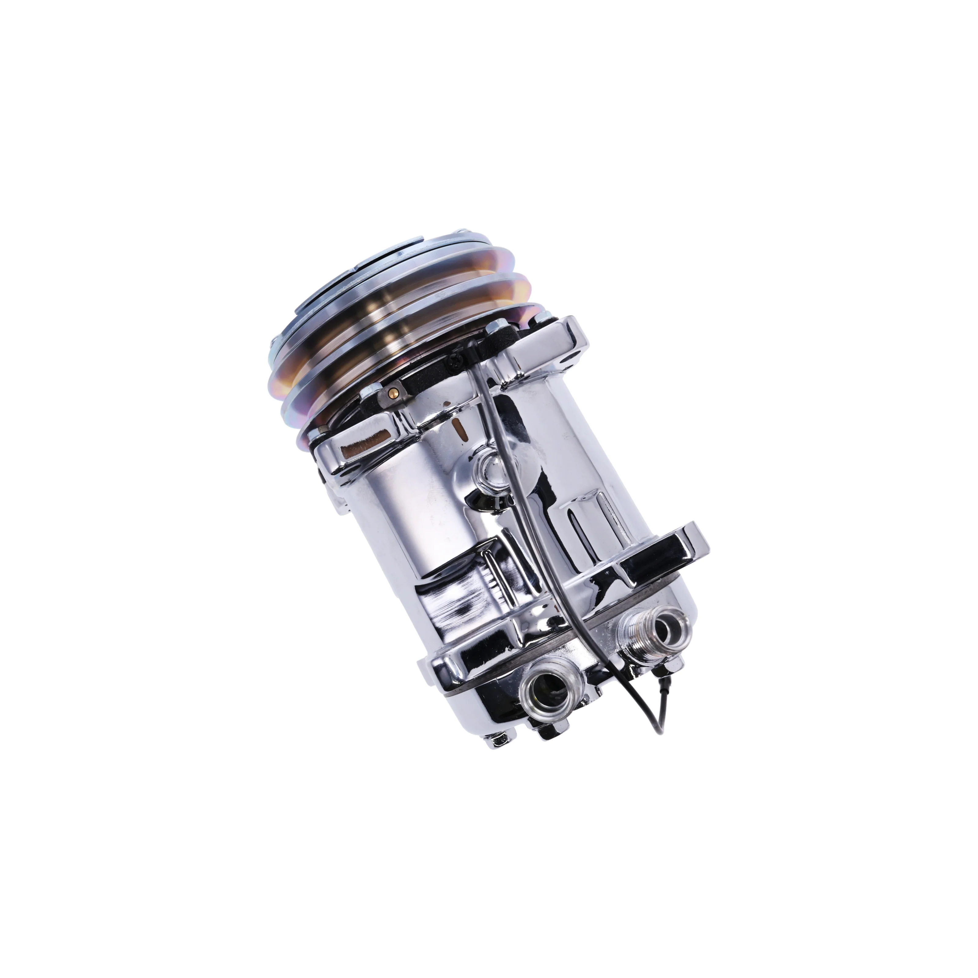 Sanden 508 Style Silver Clutch V-Belt A/C Compressor - Image 4