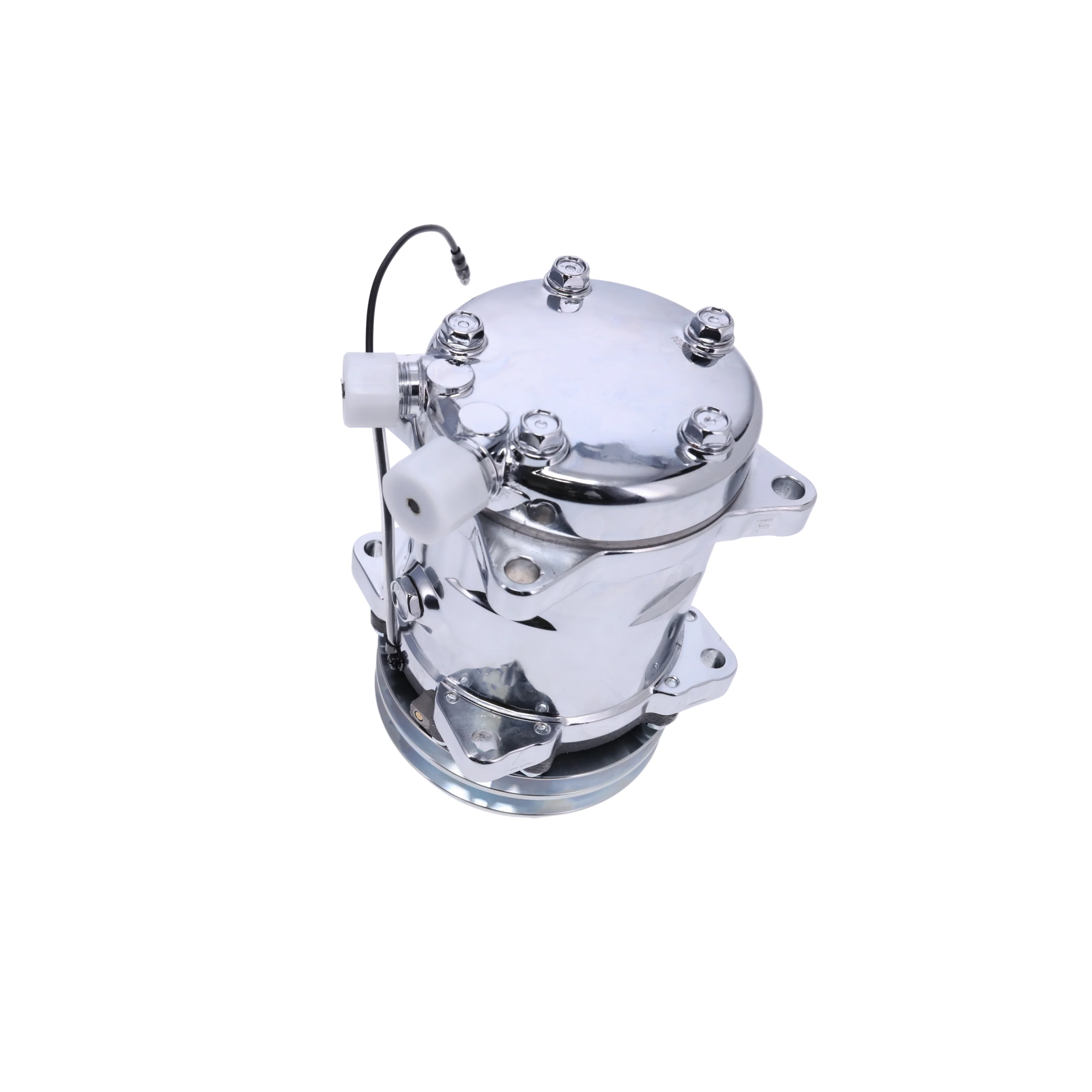 Sanden 508 Style Silver Clutch V-Belt A/C Compressor - Image 5