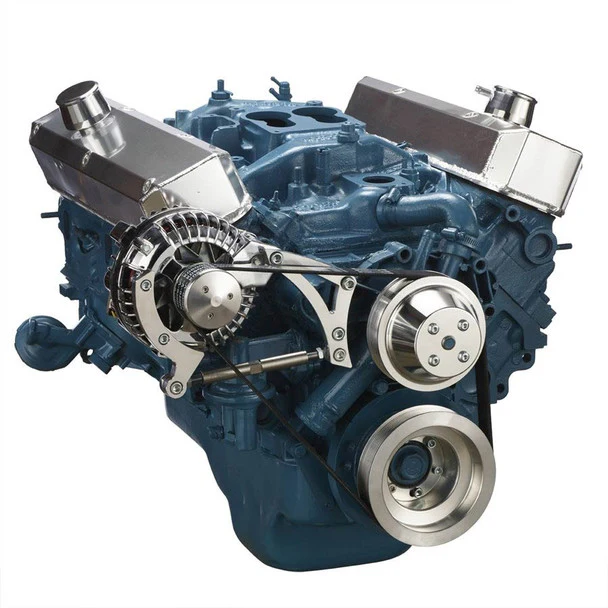 Small Block Chrysler Serpentine Conversion, Alternator Only - Polished - Image 3