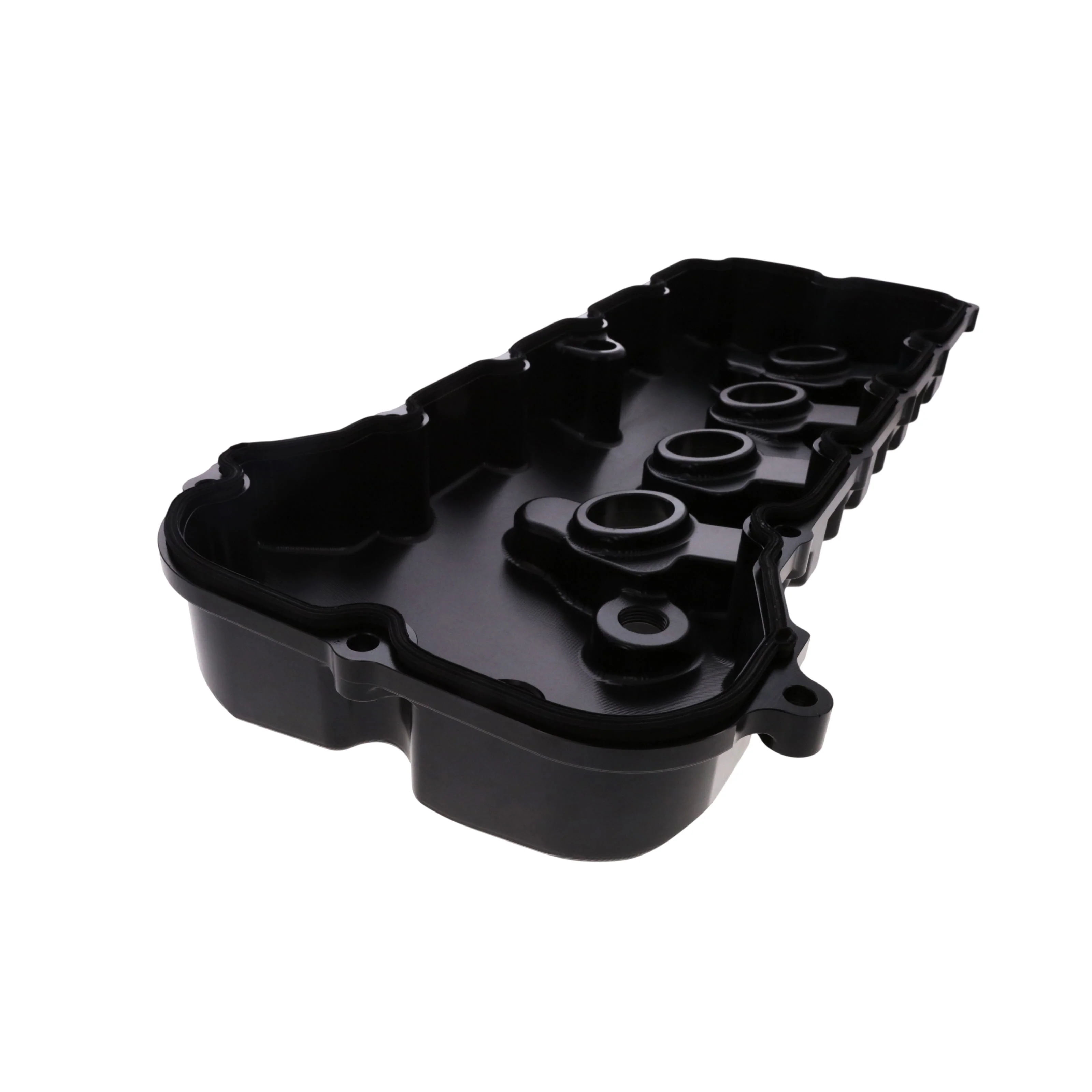 V Series Ford 5.0L Coyote Billet Aluminum Valve Covers - Black - Image 4