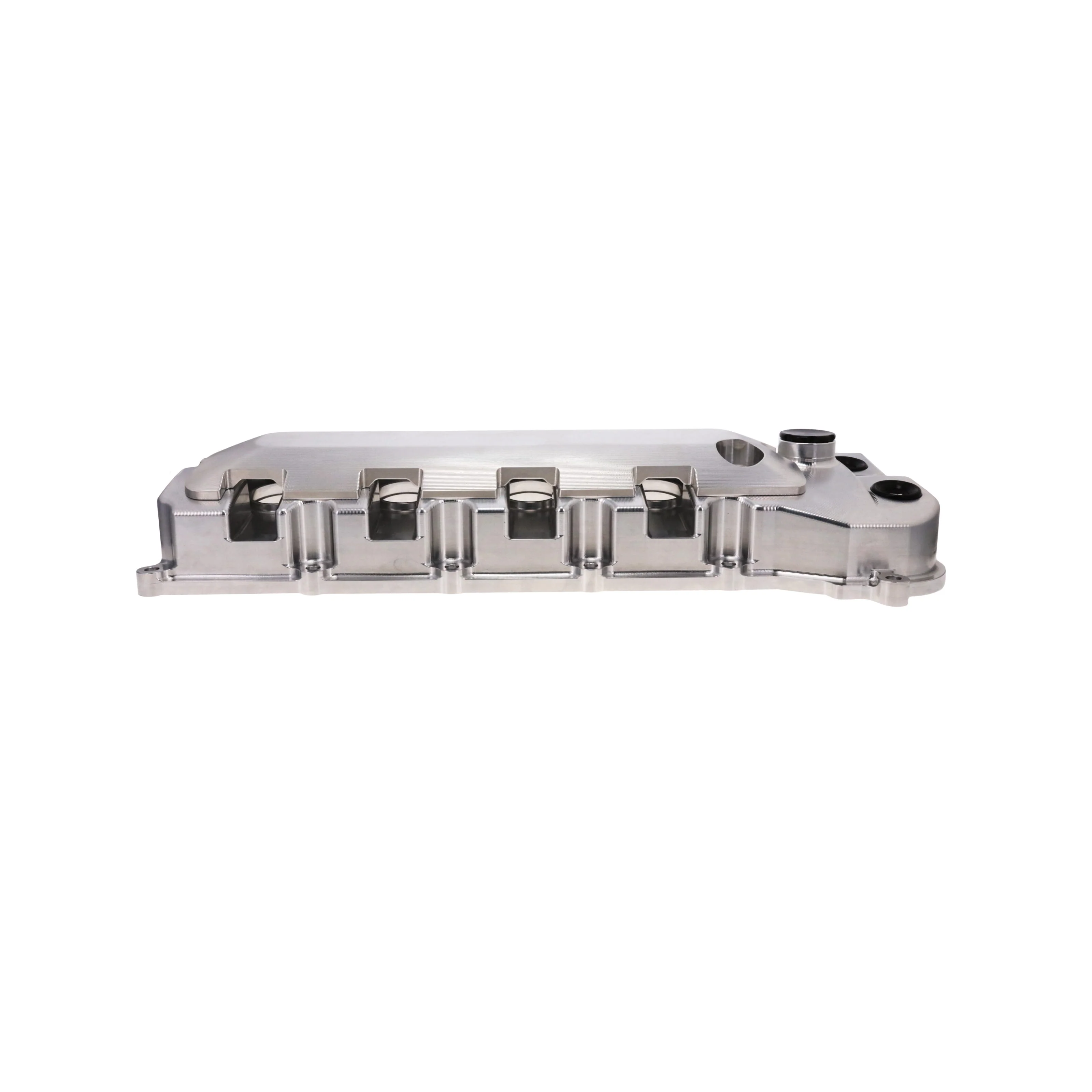 V Series Ford 5.0L Coyote Billet Aluminum Valve Covers with Coil Covers - Natural - Image 4