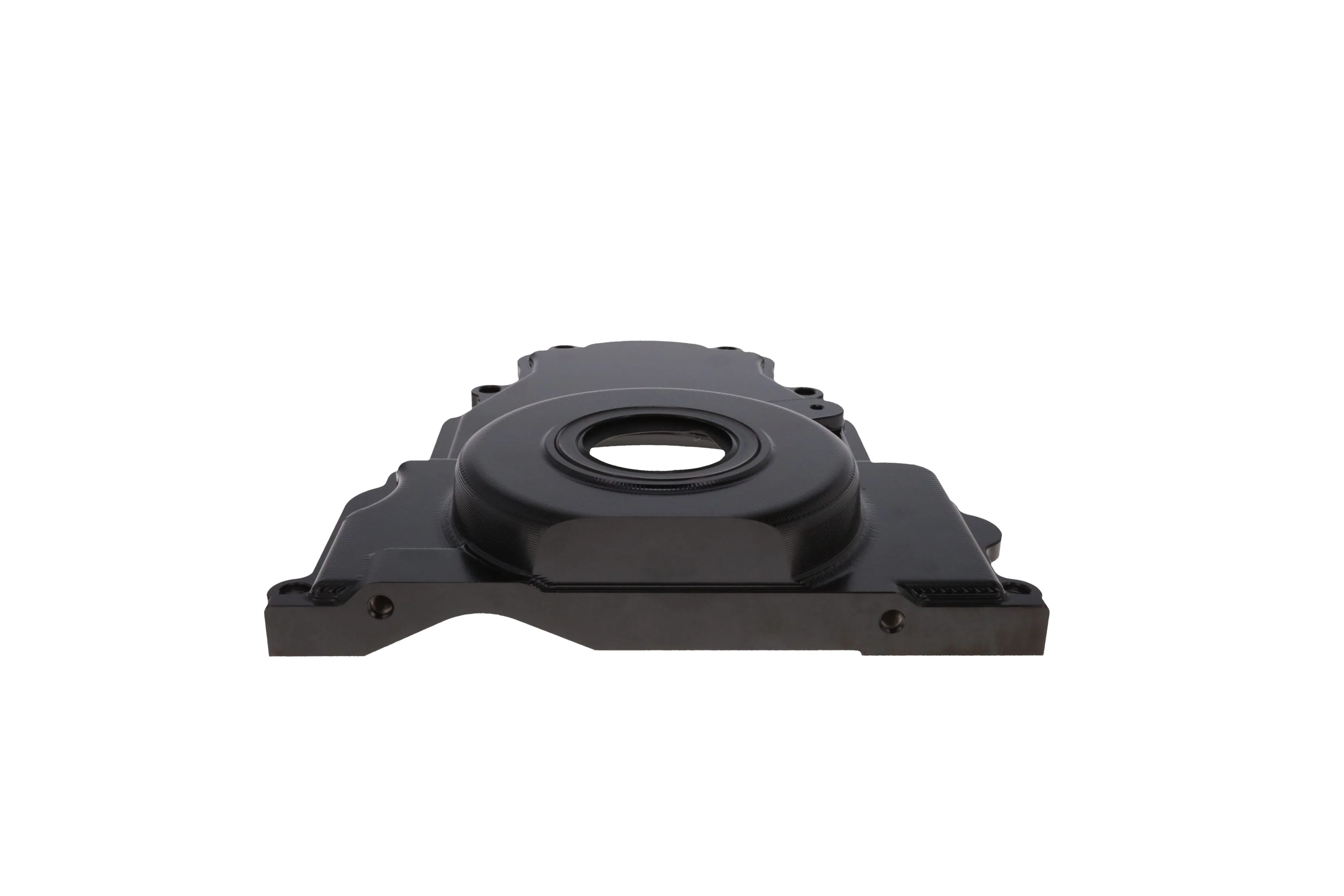 GM LS2/LS3 Black Aluminum One-piece Timing Cover w/ Hardware - Image 2