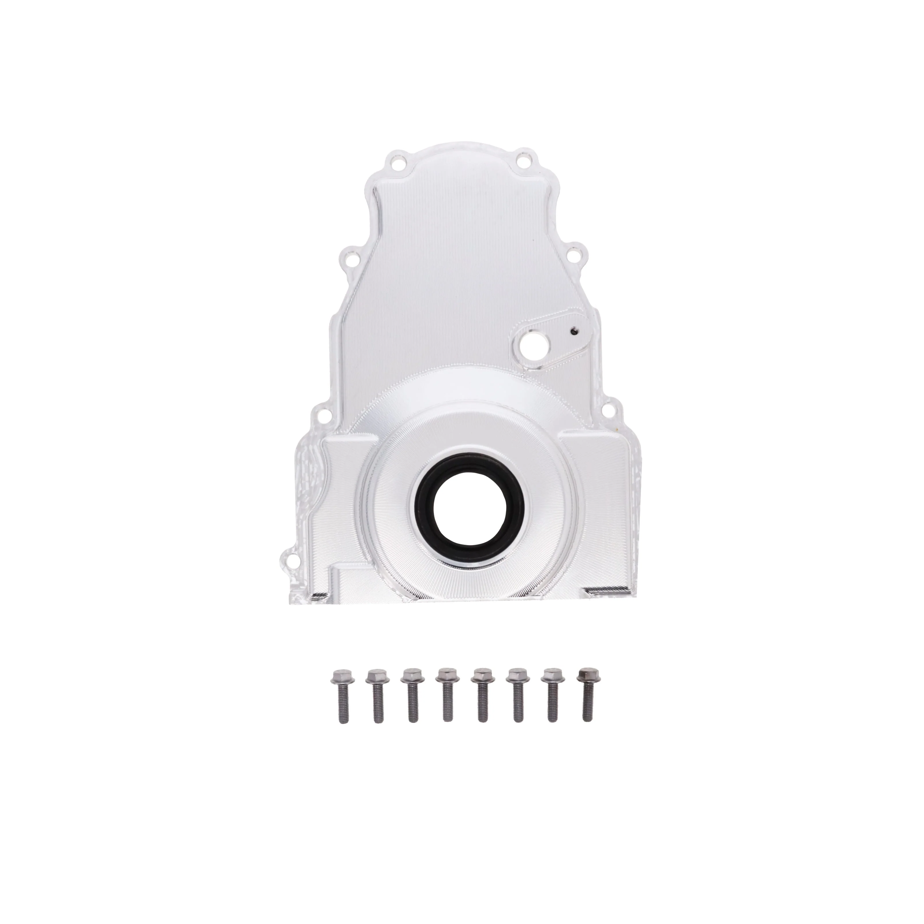 GM LS2/LS3 Natural Aluminum One-piece Timing Cover w/ Hardware