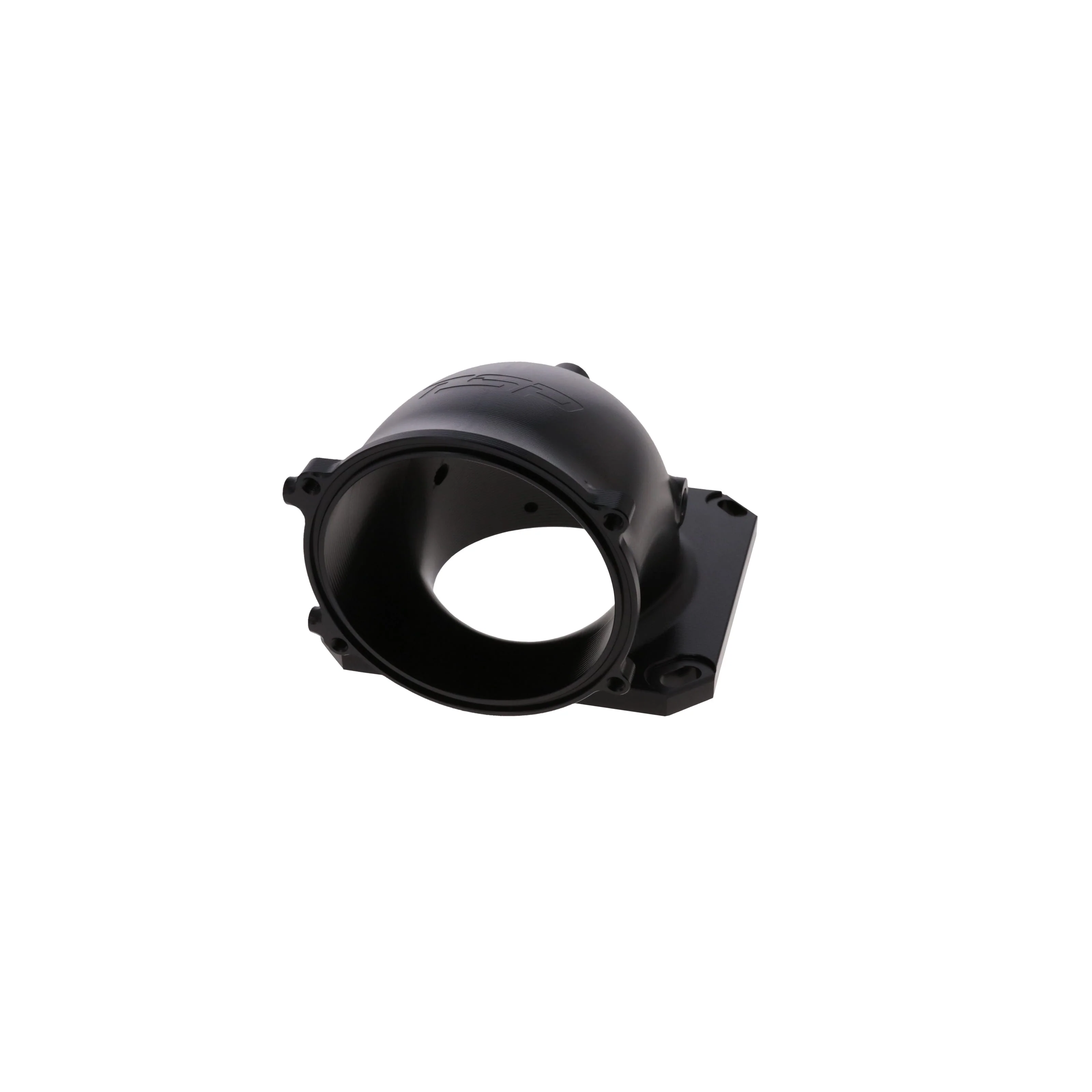 V Series GM LS 105 mm Billet Aluminum Throttle Body Elbow with 4150 Flange - Black - Image 3