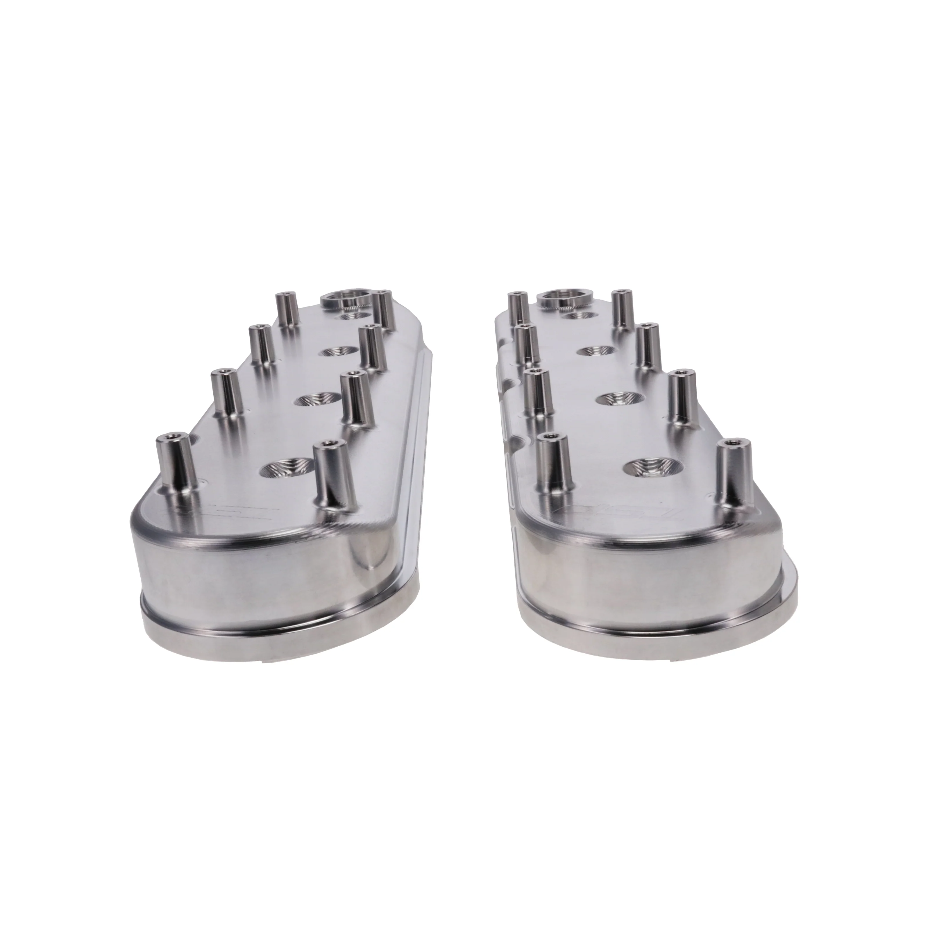 V Series GM LS Billet Aluminum Valve Covers - Natural - Image 3