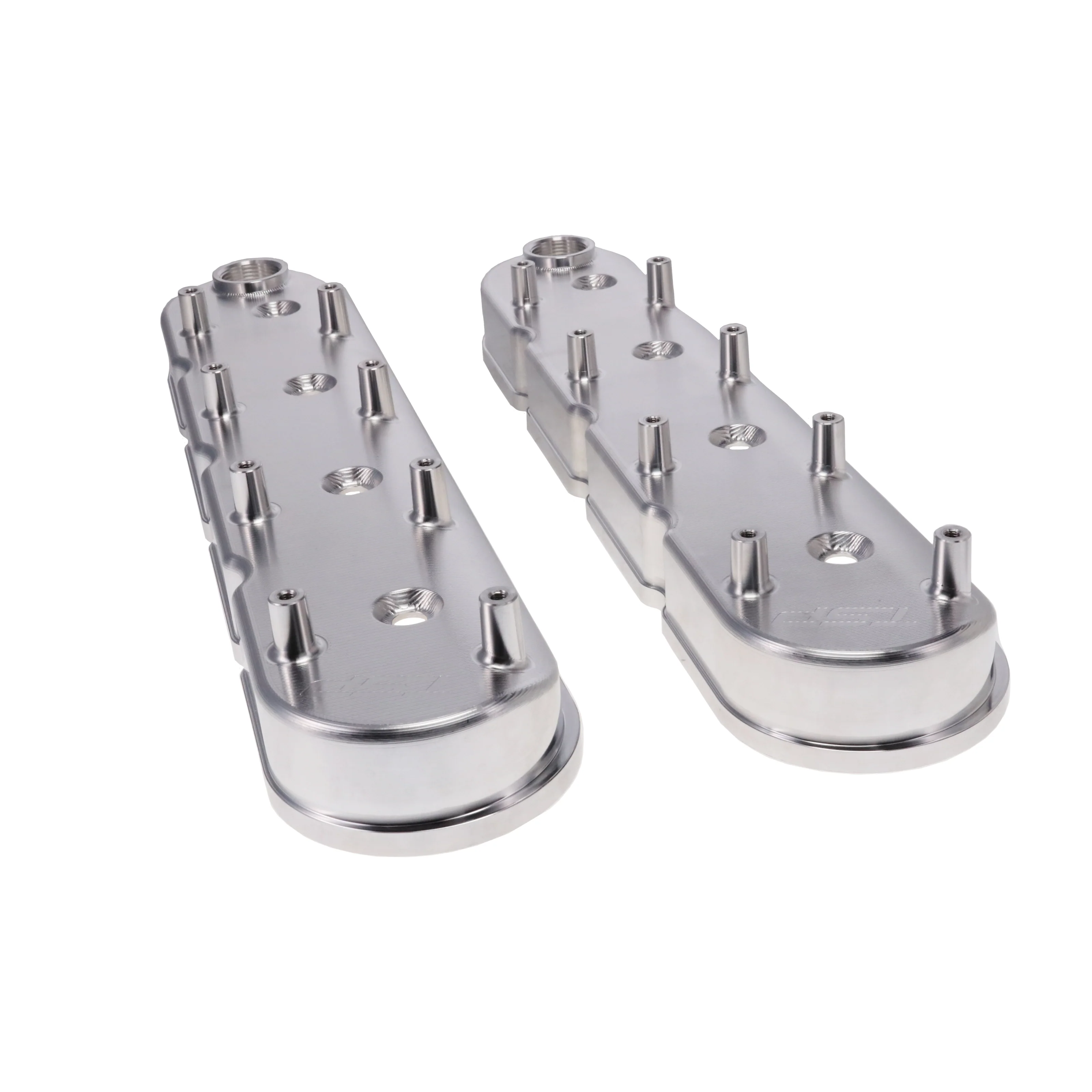 V Series GM LS Billet Aluminum Valve Covers - Natural - Image 4