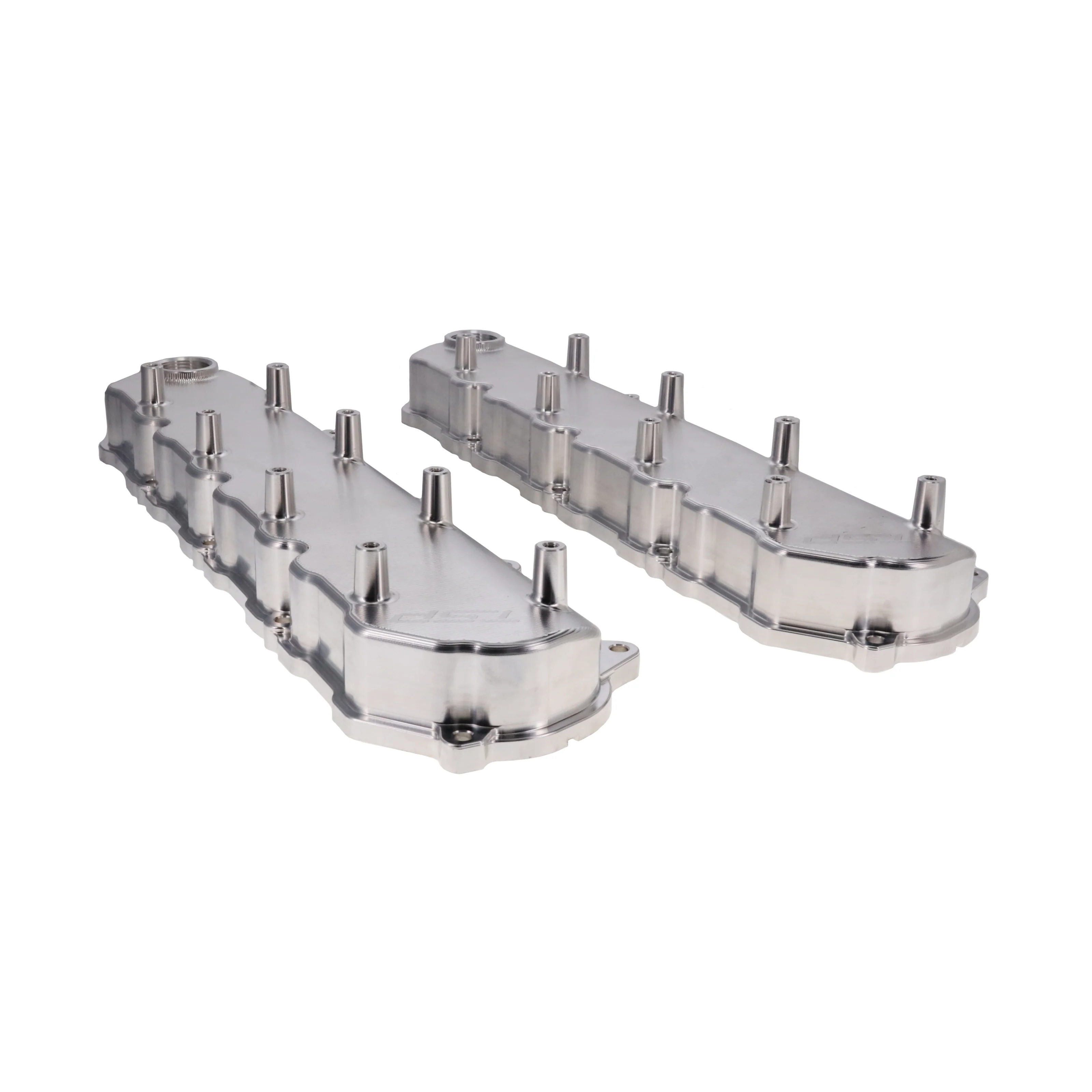 V Series GM LT Billet Aluminum Valve Covers - Natural - Image 4