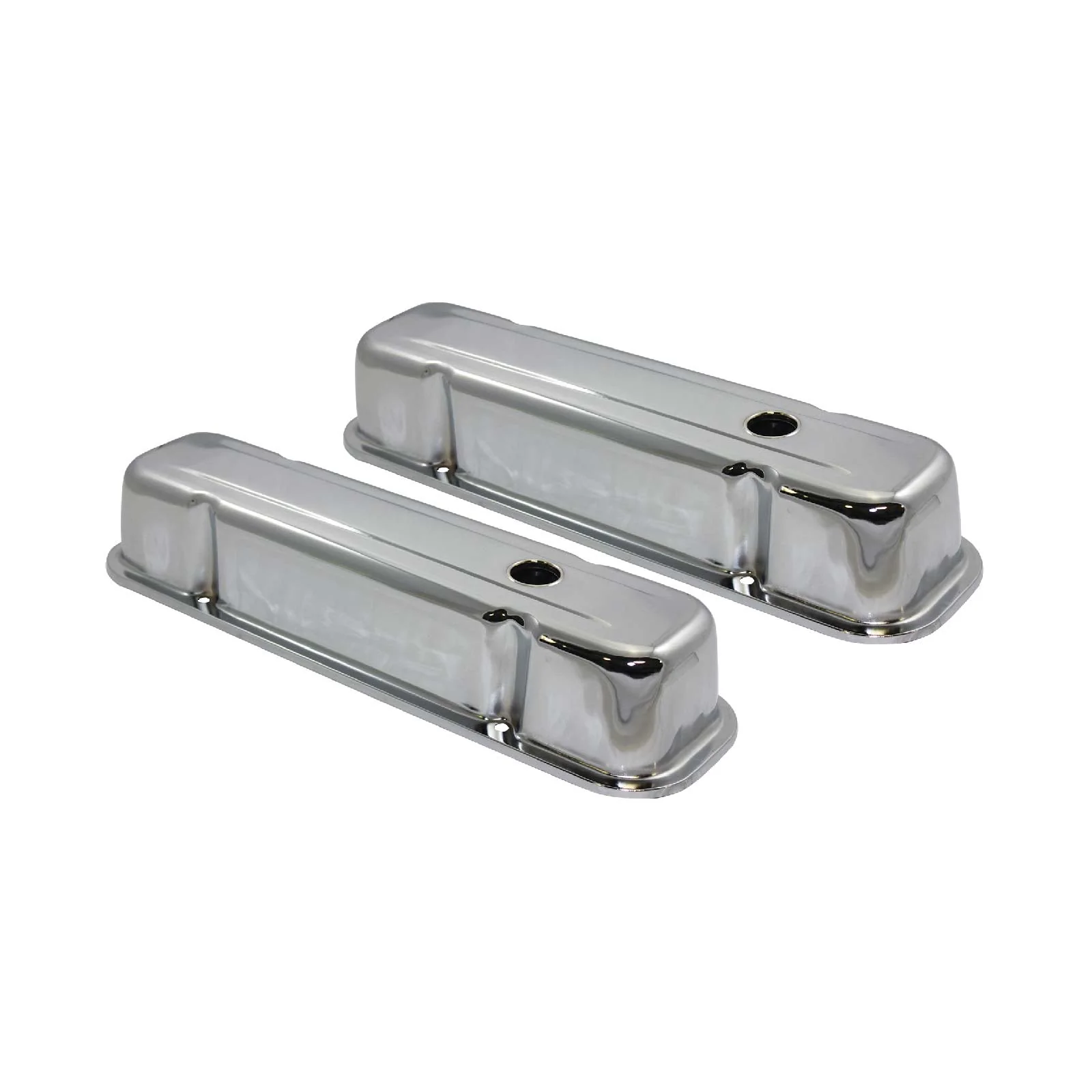 Pontiac V8 Tall Chrome Steel Valve Cover