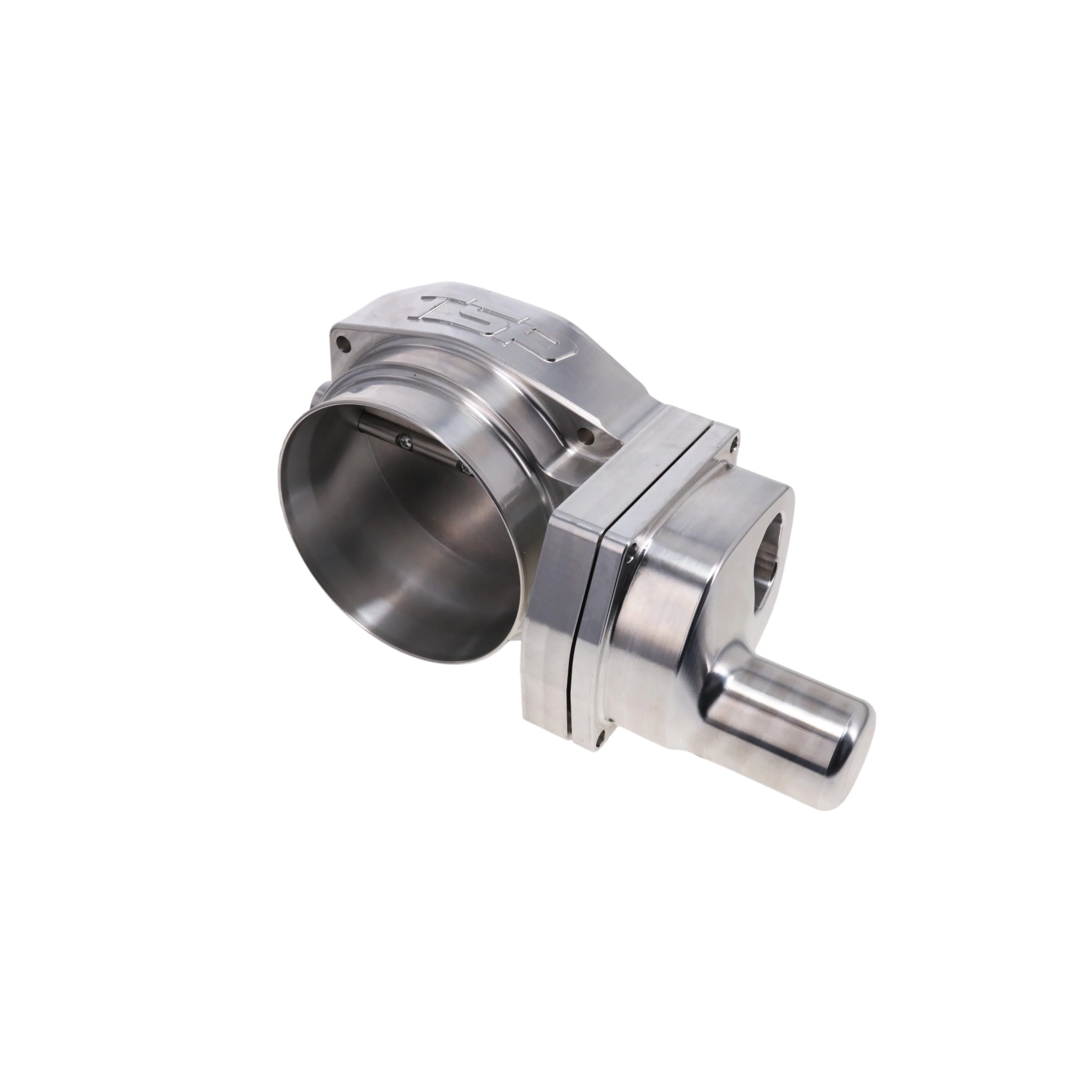 Velocity GM LS 102mm Fly-by-Wire Billet Aluminum Throttle Body Housing - Natural - Image 2