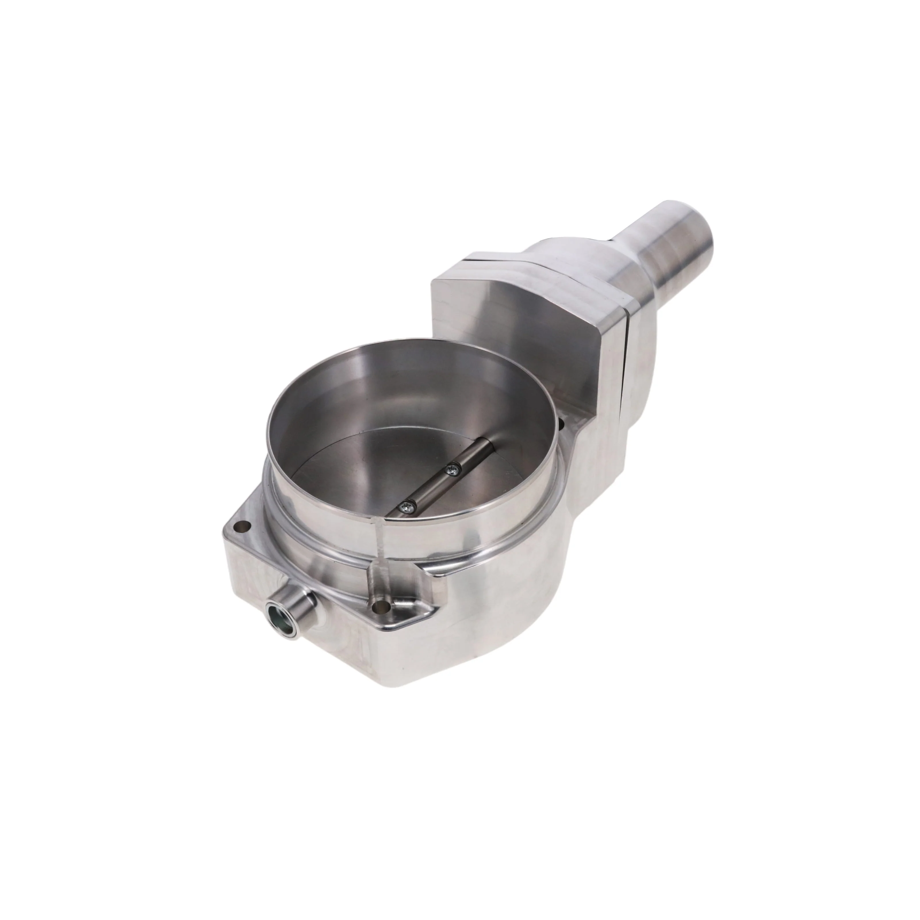 Velocity GM LS 102mm Fly-by-Wire Billet Aluminum Throttle Body Housing - Natural - Image 3