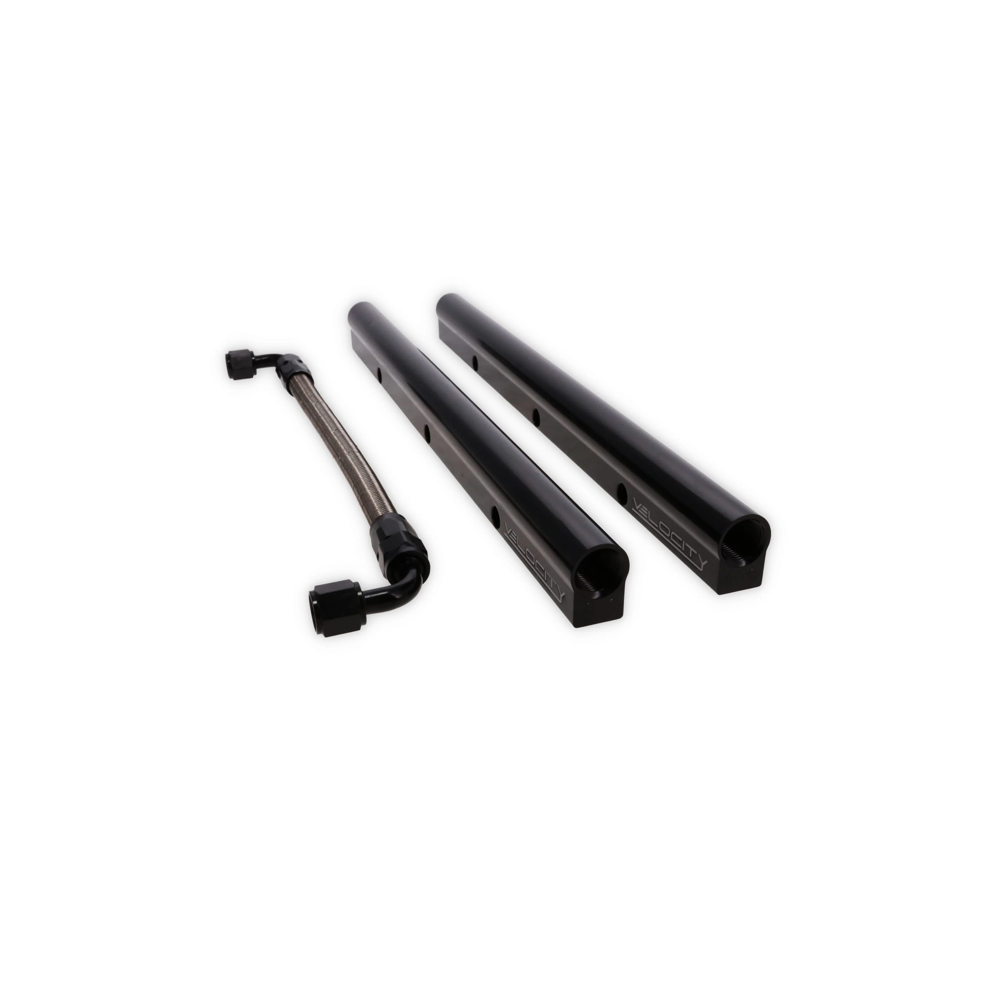 Velocity LS1/LS2/LS6 Billet Aluminum High Performance Fuel Rail Kit - Black - Image 3