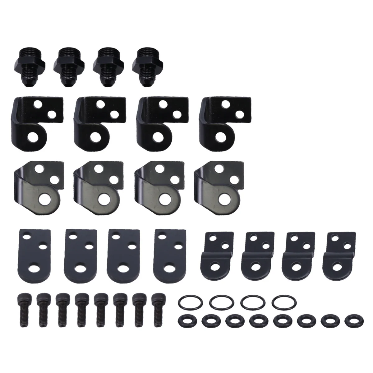 Velocity OEM Style Billet Aluminum High Performance Fuel Rail Kit - Black - Image 2