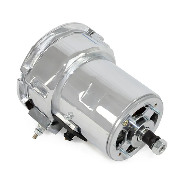 Chrome Volkswagen Beetle Bosch Style 55 Amp Alternator - Image 2
